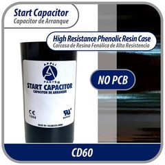 Appli Parts motor start capacitor 270-324 Mfd (microfarads) uF 330 VAC universal