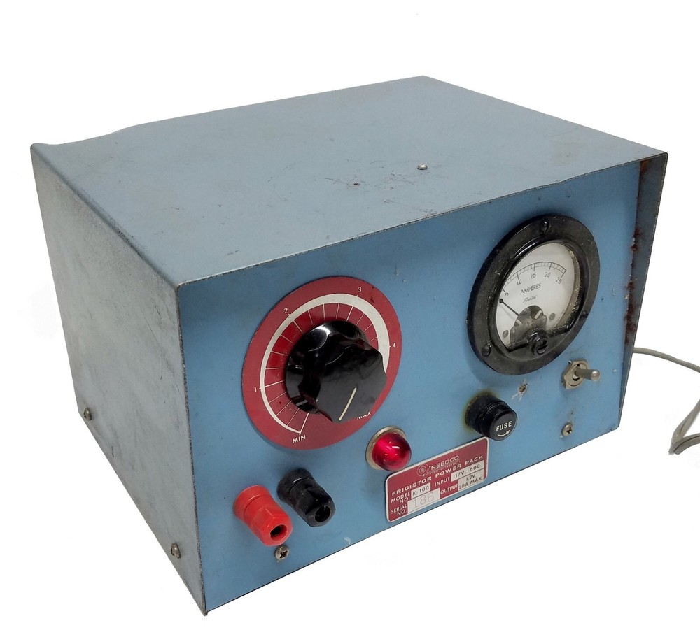 Needco K-100 Frigistor Power Pack Variable DC Supply 1.2v, 20a ~ Vintage