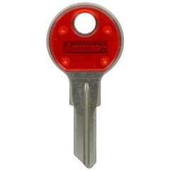 Hillman 88908 Blue/Silver #80 Traditional Single Sided Blank Key (Pack of 10) –