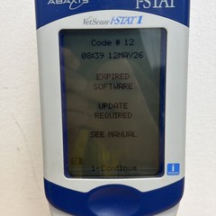 Abaxis VetScan i-STAT 1 Blue Gray Wireless Handheld Hematology Analyzer