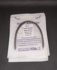 Dental Orthodontic Thermal Activated NITI Arch Wires Rectangular Ovoid Form