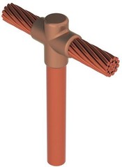 CADWELD GTC182G Cable To Grd Rod Mold 2/0 AWG Copper-Clad UL Approved