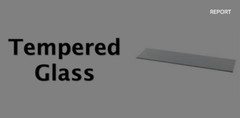 Tempered Glass Shelves 12″ Wide x 24″ Long x 3/16″ Set of 2 Beveled Edges