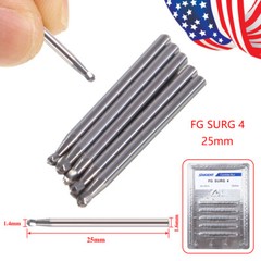 FG #4 SL (Surgical Length Burs) Round Carbide Dental Bur FG4 USA