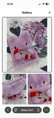 Claire’s sequin sparkle candy cat purple fluffy cat diary journal set*sold out*