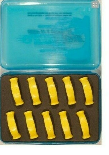 Qwikstrip™ Strips Abrasive Super Fine Finishing Yellow Single Sided 0.07mm 10/Pk