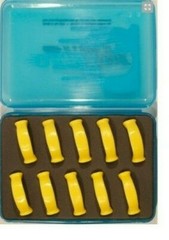 Qwikstrip™ Strips Abrasive Super Fine Finishing Yellow Single Sided 0.07mm 10/Pk