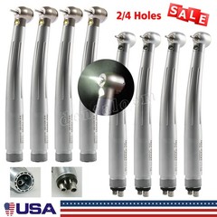 1-10 NSK Style Dental High Speed LED E-generator Turbine Handpiece 2/4-Hole