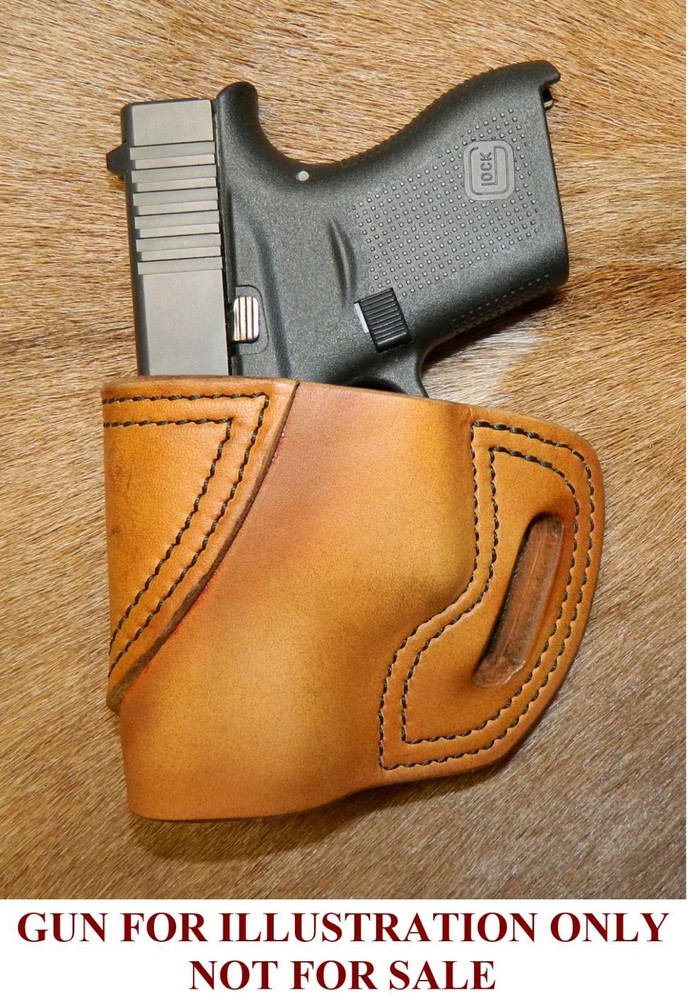 Gary C’s Leather Avenger OWB Left Hand HOLSTER fits the Glock 43 9mm