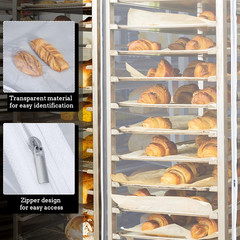 1 Pc Bun Pan Rack Cover Bakers Rack Cover 20 Tier Sheet for Home Kitchen Restaur