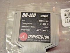 Transtector DR120 DIN Rail Mount 120VAC Surge Protector