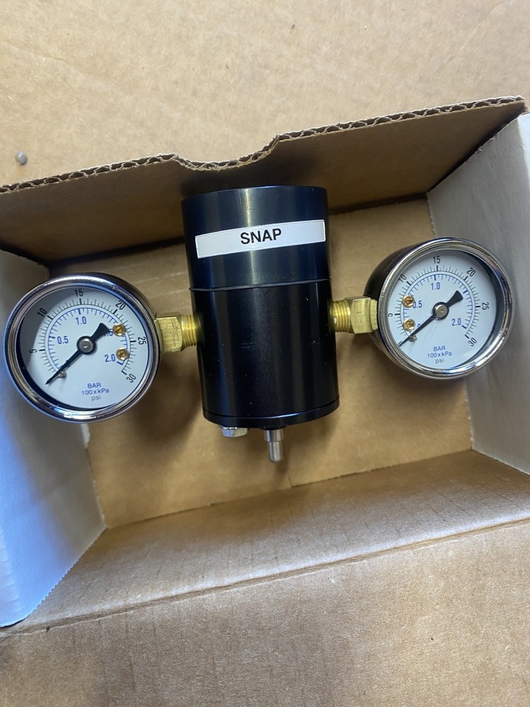 57-00-0030 Snap ACTION Pilot w/Gauges 0-30 PSI NEW BRASS F/LLC NEW NIB