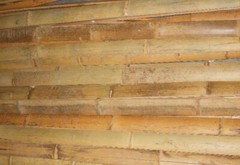 Bamboo Slats/ Half Flat Poles /Plank Fencing -Eco-Garden and Building Material
