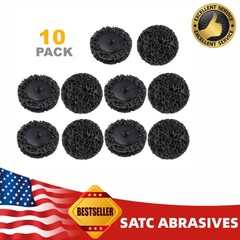 10PCS 2″ Roll Lock Die Sanding Discs Grinder Stripping Paint Rust Removal Wheels