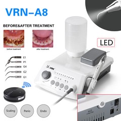 VRN-A8 Dental Wireless Ultrasonic Scaler with LED Detachable Handpiece Bottle