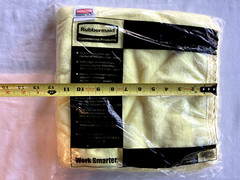 Rubbermaid 1820580 12” x 12” Commercial Microfiber Light Duty Cloth, 24/pk