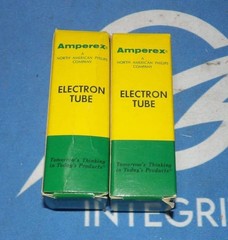Lot of 2 NIB Amperex 6CJ6 Electron Vacuum Tube + 90 Day Warranty