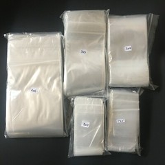 200-600pcs Clear 2 MIL Small Size Zip Bag reclosabl- 2×2″/2×3″/3×4″/3×5″/4×6″