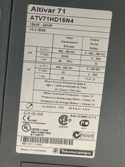 Schneider Electric ATV71HD15N4 Altivar 71 variable speed drive 15kW 380-480V