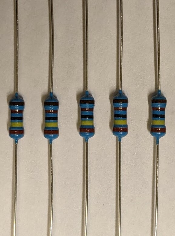 5 pcs-1% 1/2 W METAL FILM resistors -0Ω to 22MegΩ-PICK VALUE-Ship Now-Mr Circuit