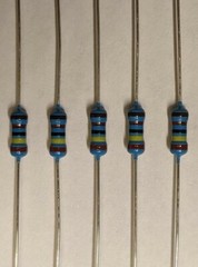 5 pcs-1% 1/2 W METAL FILM resistors -0Ω to 22MegΩ-PICK VALUE-Ship Now-Mr Circuit