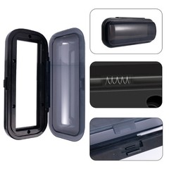 Reinforced ABS Marine Stereo Housing Waterproof Construction Spring Assisted Lid