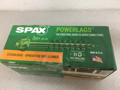 SPAX PowerLags 5/16″ X 5″ L T-40 Hex Washer Head Serrated Structural Screws 50ct