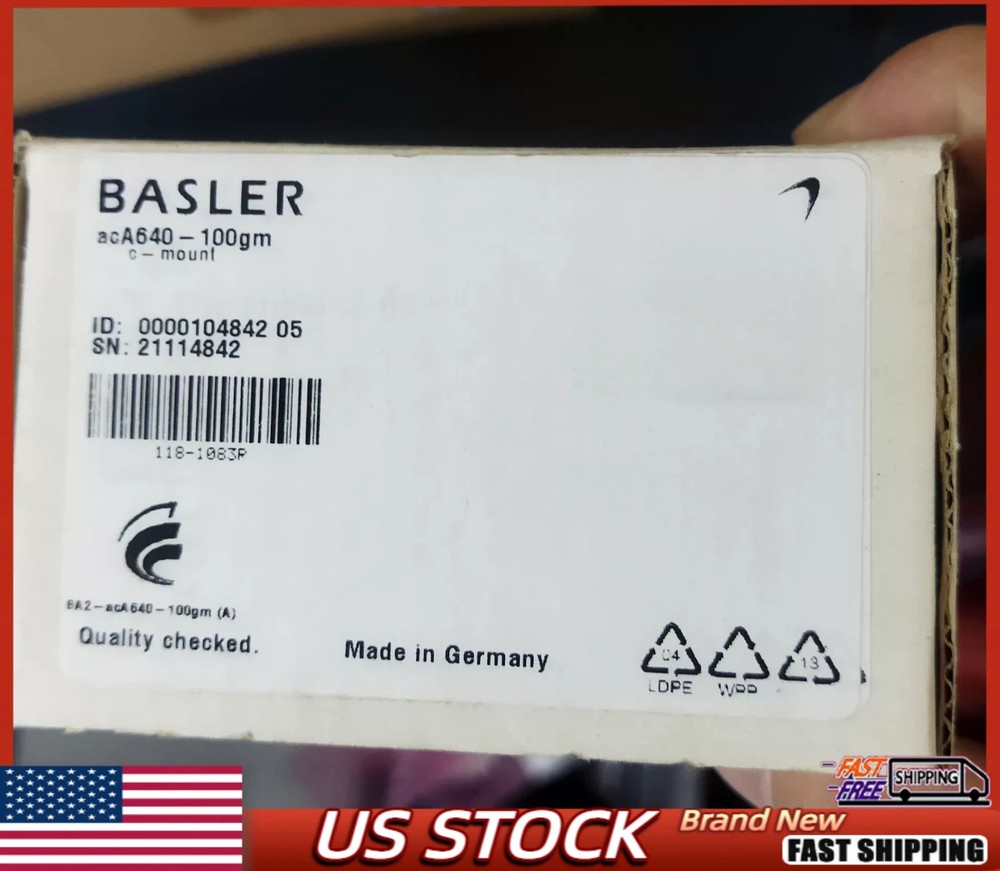 acA640-100gm Basler Brand New 1PC Industrial Camera Fast Delivery