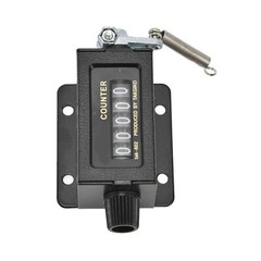 New Bale Counter Glass Mirror Design 5 Digit Counting Mechanical Counter Reset
