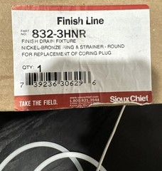 Sioux Chief 832-3HNR FinishLine 3 Inch Adjustable Floor Drain Nickel Bronze