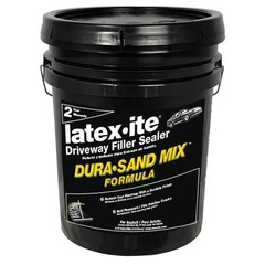 4.75 Gal. Sand Mix Driveway Filler Sealer Durable Finish Fills Cracks Non-Skid