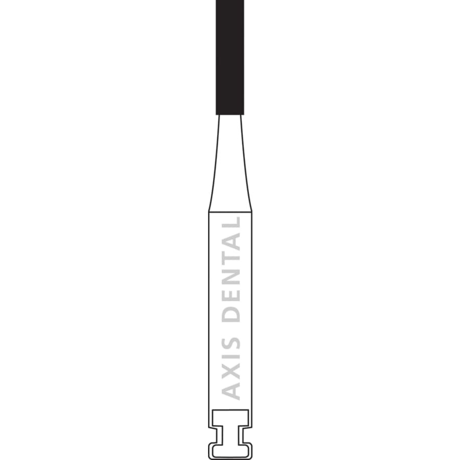 RA 557 SL Crosscut Cylinder Carbide Bur Pk 5 Burs SL