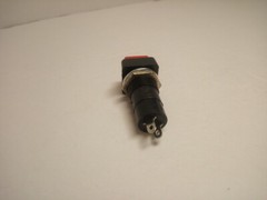 5X Pack PBS-12A On Off 2 Pins Push Button Power Switch 3A 250V Squared Red Lot