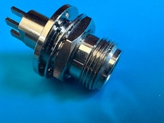 Type N Female Bulkhead to SMT Surface Mount Connector 0.5mm Center Pin RF OEM