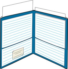 StoreSMART 2 Pocket Plastic Folders 6-pack – R900MCP6