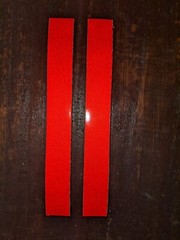 Red Retro Reflective Tape 2 strips 8″ x 1″