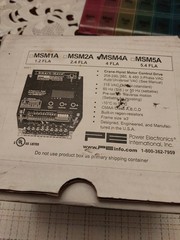 Power Electronics MSM4AR Crane Motor Smart Move VFD MADE IN THE USA