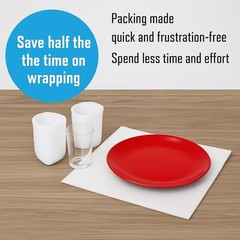 100 Pack Foam Sheets, 12″ x 12″, 1/16″ Thickness, Foam Wrap Cushioning Materi…