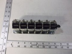 ENM M4506 Counter,Hand Tally,6 Gang,4 Digits