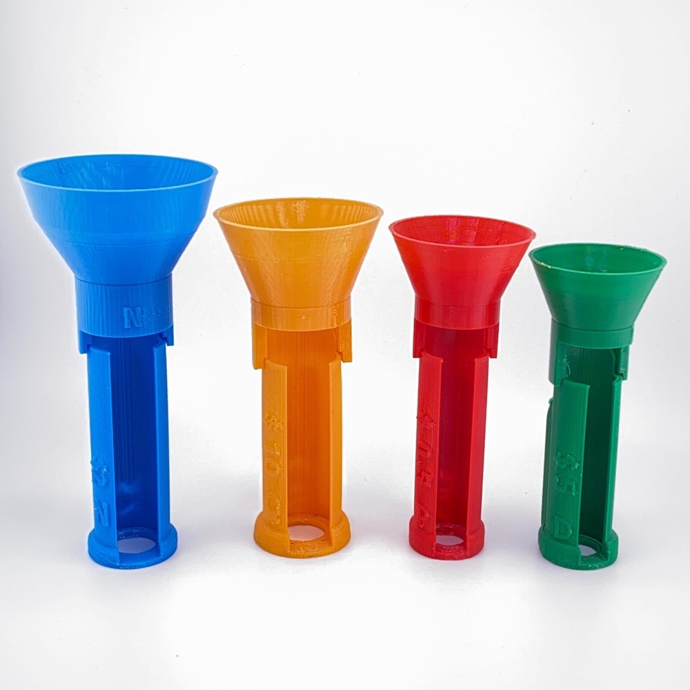 3D Printed Patented Design Coin Counter & FAST WRAP TUBES W/ Inspect&Reach Gap