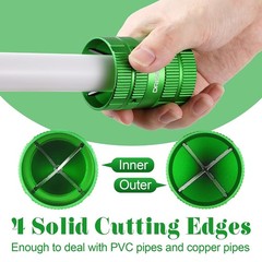 Copper PVC Deburring Cutters Tool Reamer Plumbing Tube Deburrer Copper Tube
