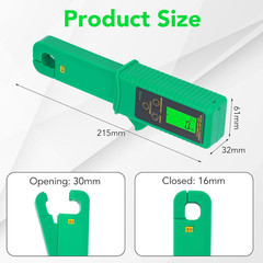 Current Clamp Meter Leakage Current Tester 0Ma-60A Portable Plastic AC DC Anti-I