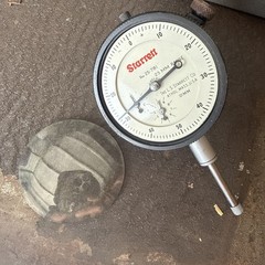 Starrett 25-781J Dial Indicator 0-25.0mm Range, 0-50 Continuous Dial