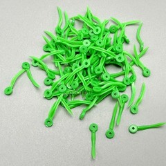 1000Pcs Dental Plastic Wedges W End Circular Holes Concave Design Diastema Wedge