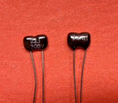 10 Pcs Silver Mica Capacitors 22pF 300V 5% Sangamo Radial