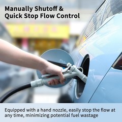 Cordless Automatic Fuel Transfer Pump with Auto Stop Sensor Overfill Protection
