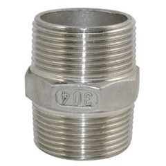 1-1/4″ in Male to Male Pipe Fitting Hex Nipple NPT Stainless Steel 304 connector