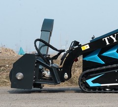 Hydraulic Snow Blower Attachment for Mini Skid Steer TYPHON STOMP X1300 & 509