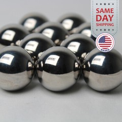 (10) 1/2″ Inch Chrome Steel Bearing Balls (G25 Precision – AISI 52100)