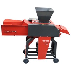 Electric Grass Cutting&Silk Kneading Machine w/Conveyor Belt 6 Blade 220V 2.2KW